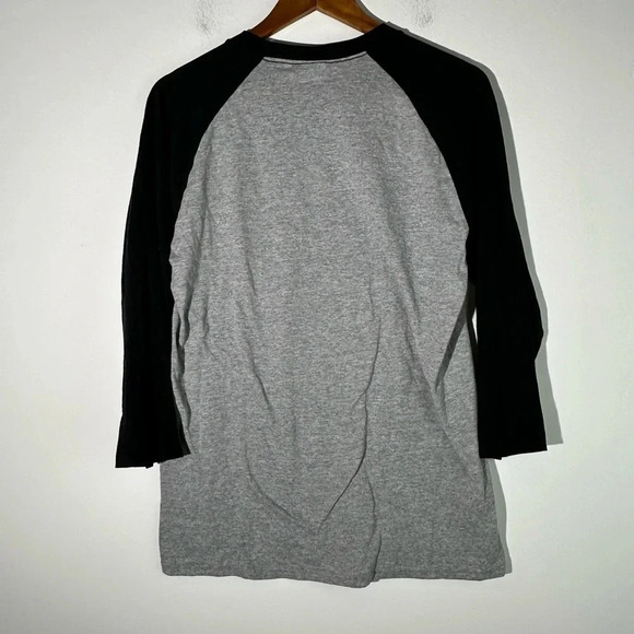 Flannels Pumpkins Bonfires Raglan Tee Shirt - Picture 4 of 4